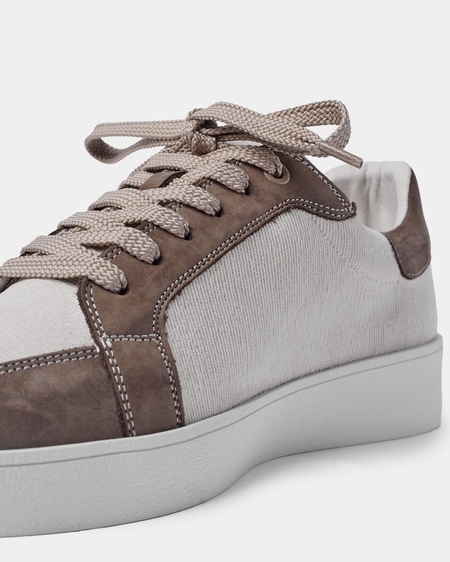 PHILIPE | Brown & Off White Cord