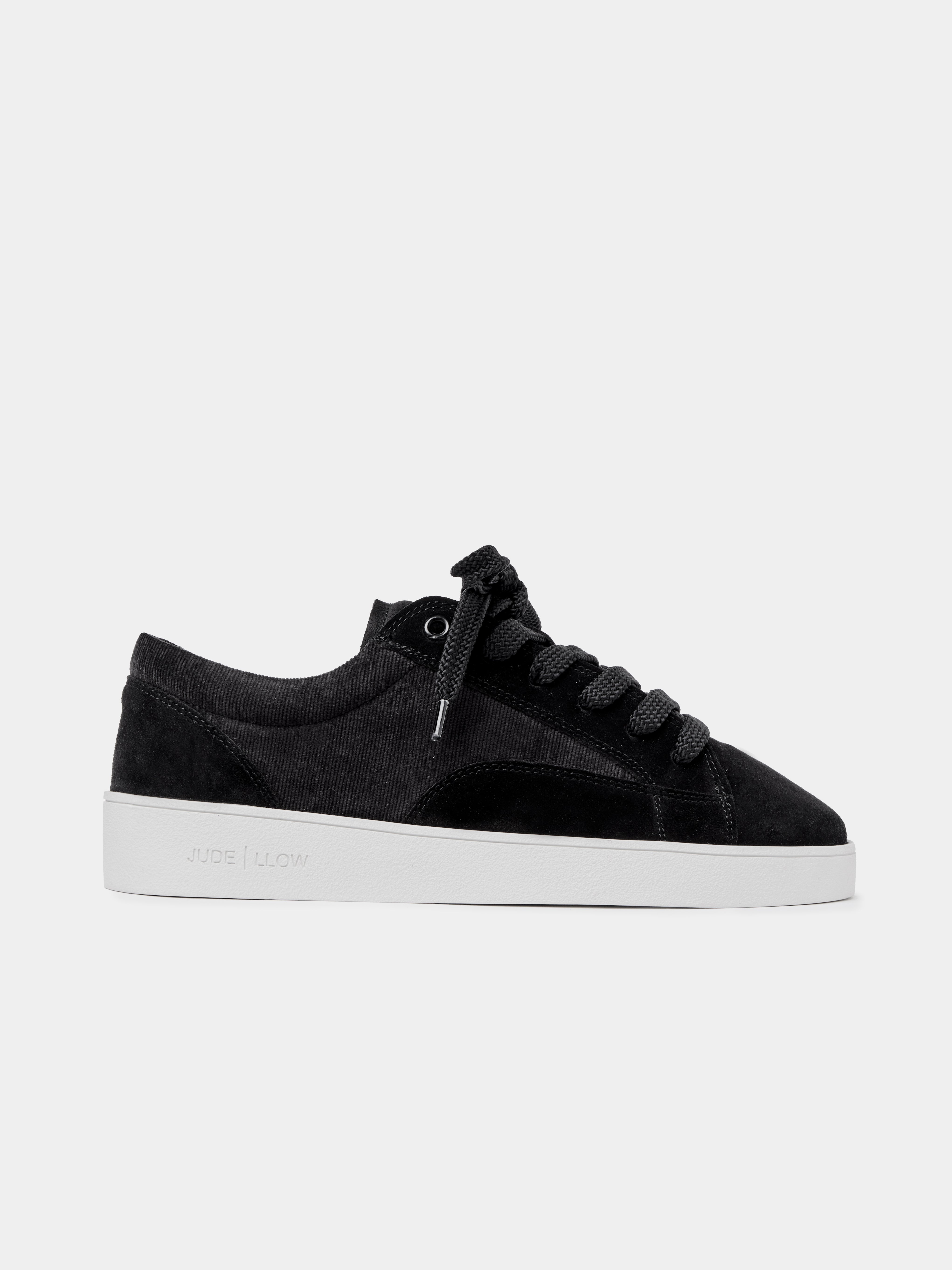 NICO | Black Cord Suede