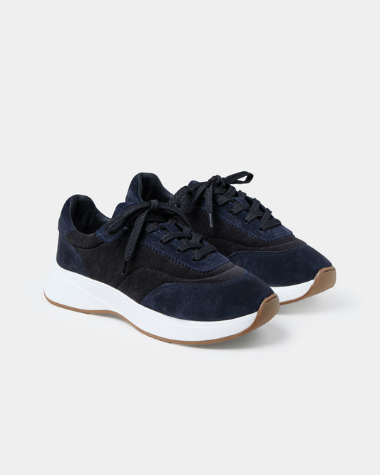 MAISON | Navy Cord & Suede