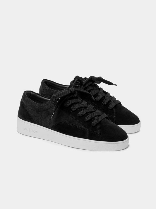 NICO | Black Cord Suede